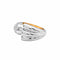Bague 51 Bague vintage en or jaune et blanc 750 et diamants 58 Facettes 35934