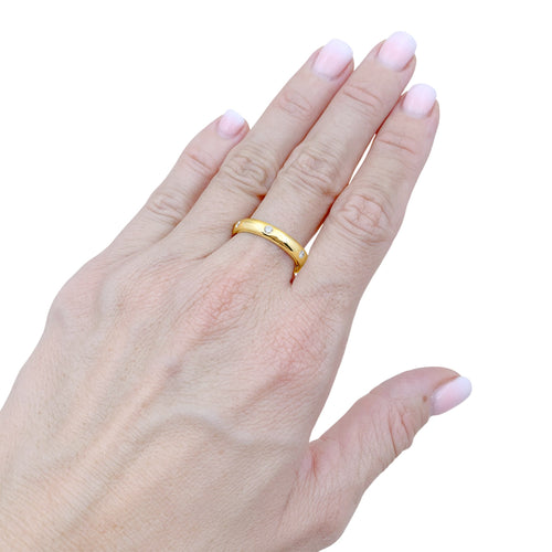 Bague 57 Cartier Stella - Bague en or jaune 750 et diamants 58 Facettes 36006