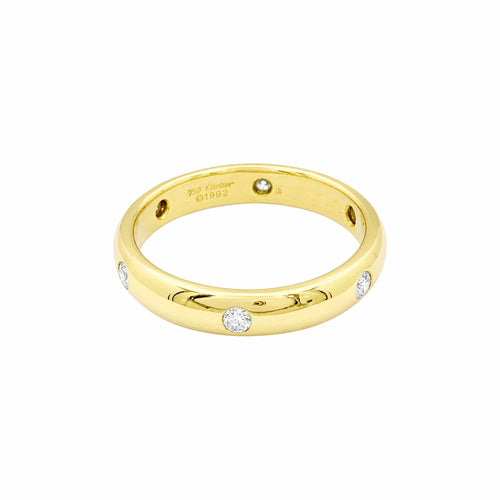 Bague 57 Cartier Stella - Bague en or jaune 750 et diamants 58 Facettes 36006