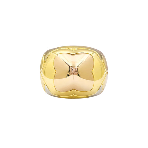 Bague 60 Bulgari Pyramide - Bague en trois ors 750 58 Facettes 35998