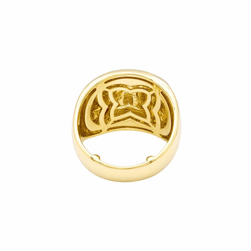 Bague 60 Bulgari Pyramide - Bague en trois ors 750 58 Facettes 35998