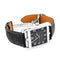 Montre Hermès Cape Cod - Montre en acier et cuir, très grand modèle 58 Facettes 36009
