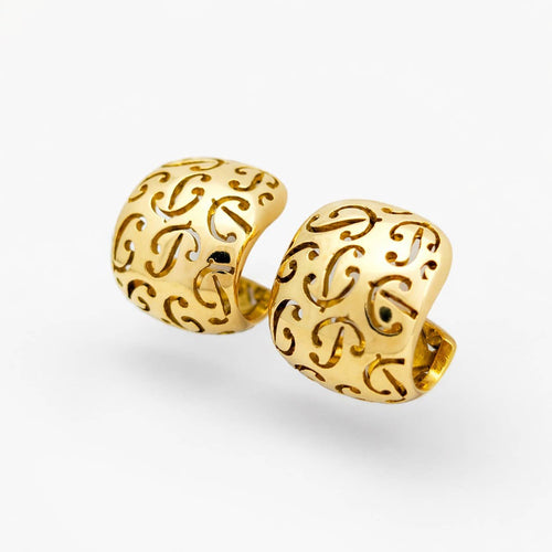 Boucles d'oreilles Poiray - Boucles d'oreilles en or jaune 18 carats 58 Facettes 32188