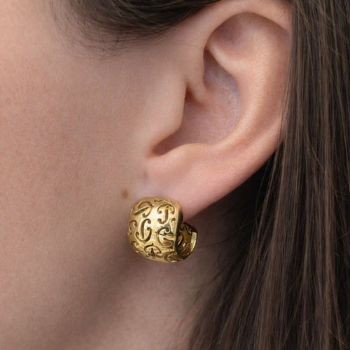Boucles d'oreilles Poiray - Boucles d'oreilles en or jaune 18 carats 58 Facettes 32188