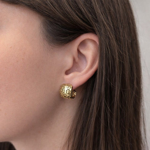 Boucles d'oreilles Poiray - Boucles d'oreilles en or jaune 18 carats 58 Facettes 32188