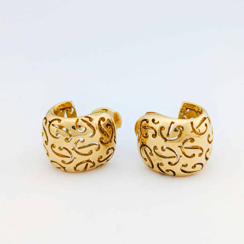 Boucles d'oreilles Poiray - Boucles d'oreilles en or jaune 18 carats 58 Facettes 32188