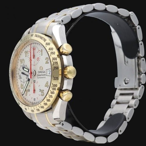 Montre Omega Speedmaster - Montre Date or jaune et acier 58 Facettes MT48235