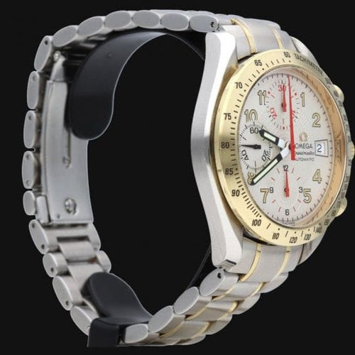 Montre Omega Speedmaster - Montre Date or jaune et acier 58 Facettes MT48235