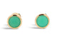 Boucles d'oreilles Poiray Lolita - Boucles d'oreilles chrysoprase en or jaune 18k 58 Facettes 276940