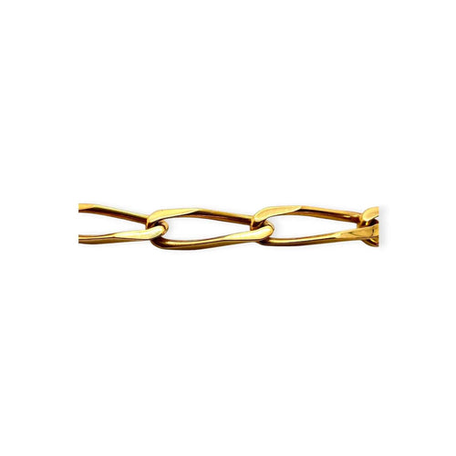 Bracelet Bracelet en or jaune 750 à maille cheval 58 Facettes 330103381