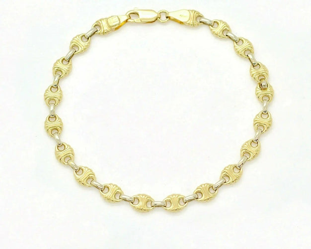 Bracelet Bicego - Bracelet en or jaune et blanc 18 carats 58 Facettes 318A22_M
