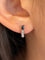 Boucles d'oreilles Boucles d’oreilles en or blanc 18k, saphirs et diamants 58 Facettes 293