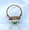 Bague 45 Bague marguerite en or 18 carats, émeraude et diamants 58 Facettes AB742
