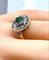 Bague 45 Bague marguerite en or 18 carats, émeraude et diamants 58 Facettes AB742
