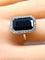 Bague 53 Bague en platine, saphir 8,60 carats et diamants vers 1900 58 Facettes AB743