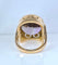 Bague 57 Bague en or jaune 18 carats et améthyste 32 carats 58 Facettes AB744