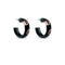 Boucles d'oreilles Damiani Icon - Boucles d'oreilles en or blanc et céramique noire 58 Facettes 397B26_M