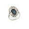 Bague 46 Bague Pompadour - Platine, diamants et saphir 58 Facettes 260193R
