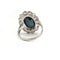 Bague 46 Bague Pompadour - Platine, diamants et saphir 58 Facettes 260193R