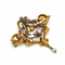 Pendentif Broche-pendentif Art Nouveau en or jaune et blanc 750‰ 58 Facettes 260042SP