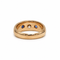 Bague 46 Bague jonc en or jaune 750, saphirs et diamant 58 Facettes 260175R