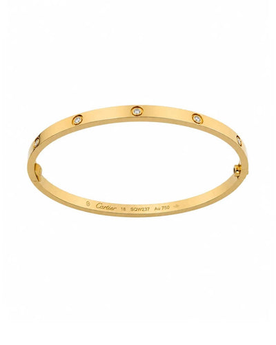 Bracelet Cartier Love - Bracelet en or jaune 18k et diamants 58 Facettes CAR03
