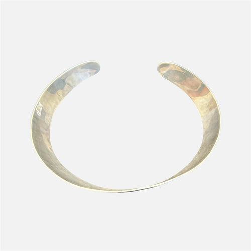 Collier Hermès Timoure - Collier torque en argent martelé 58 Facettes LV187