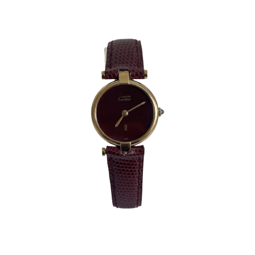 Montre Cartier Must de Cartier - Montre Vendôme en vermeil 58 Facettes LV183