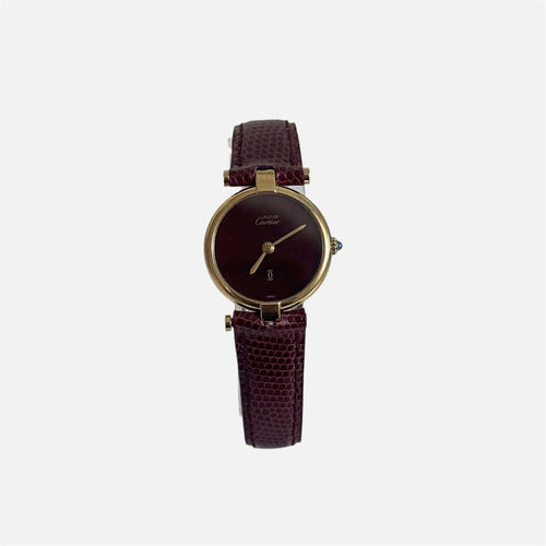Montre Cartier Must de Cartier - Montre Vendôme en vermeil 58 Facettes LV183