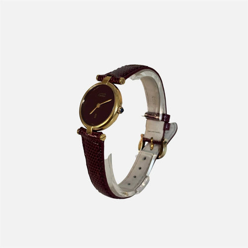 Montre Cartier Must de Cartier - Montre Vendôme en vermeil 58 Facettes LV183