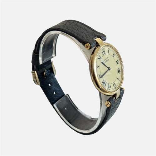 Montre Cartier - Montre Must de Cartier Vendôme 30 mm 58 Facettes LV182
