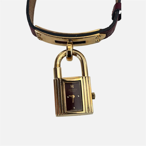 Montre Hermès Kelly - Montre femme quartz à cadran rouge 58 Facettes LV180