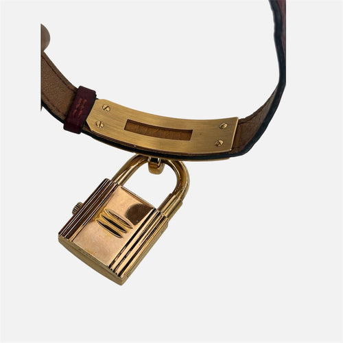 Montre Hermès Kelly - Montre femme quartz à cadran rouge 58 Facettes LV180