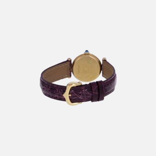 Montre Cartier Must Vendôme - Montre vermeil cadran bordeaux 24 mm 58 Facettes LV176