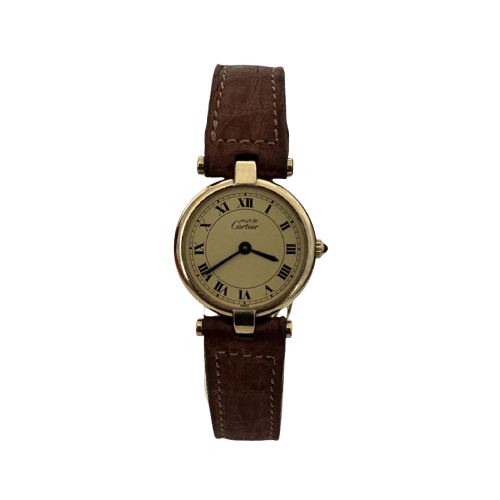 Montre Cartier Must Vendôme - Montre en vermeil 58 Facettes LV156