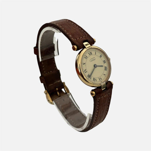 Montre Cartier Must Vendôme - Montre en vermeil 58 Facettes LV156