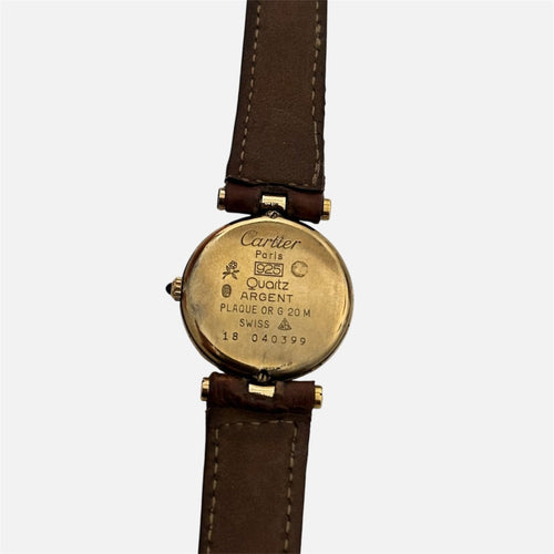 Montre Cartier Must Vendôme - Montre en vermeil 58 Facettes LV156