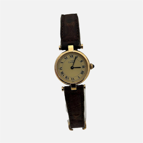 Montre Cartier Must Vendôme - Montre en vermeil 58 Facettes LV155