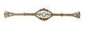 Broche Belle Époque - Broche en or jaune 18k, perle et diamants 58 Facettes brooch