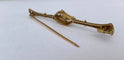 Broche Belle Époque - Broche en or jaune 18k, perle et diamants 58 Facettes brooch