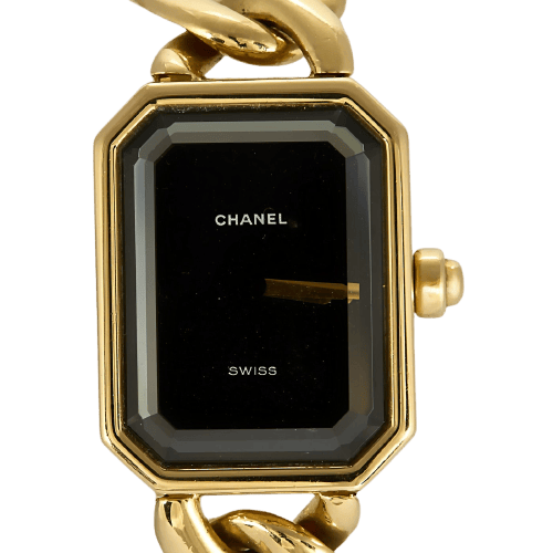 Montre Chanel Première - Montre chaîne gourmette en or 18k 58 Facettes LV86