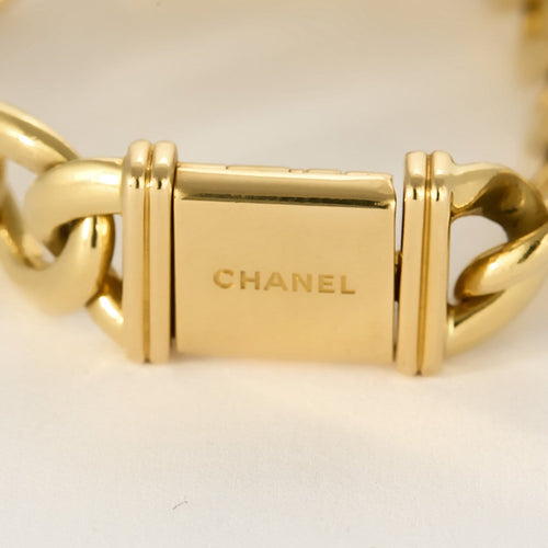 Montre Chanel Première - Montre chaîne gourmette en or 18k 58 Facettes LV86