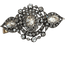 Broche-pendentif Napoléon III en or 18k, argent et diamants