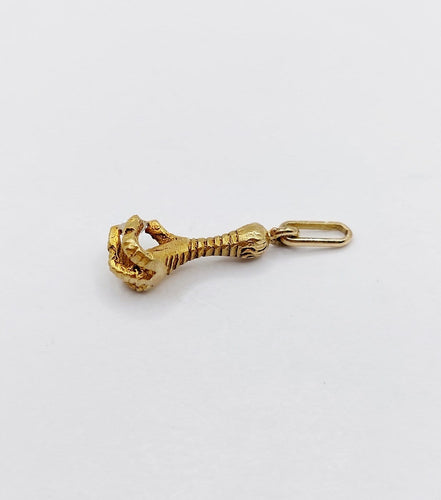 Pendentif Pendentif victorien serre d'aigle en or 18k et diamant 58 Facettes A07761