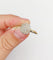 Bague 58.5 Bague cible Art déco en or 18k, platine et diamants 58 Facettes A07622