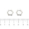 Boucles d'oreilles Salvini - Boucles d'oreilles créoles en or blanc 18 ct et diamants 58 Facettes 36633