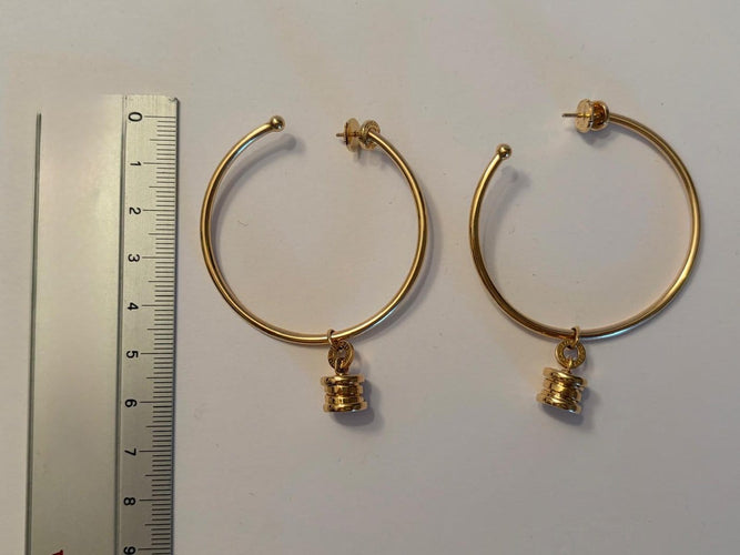 Boucles d'oreilles Bvlgari B.zero - Boucles d'oreilles en or jaune 18 kt 58 Facettes AZ-PG-265064