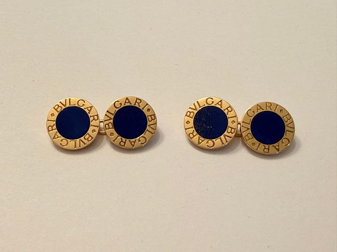 Boutons de manchette Bvlgari Bvlgari - Boutons de manchette en or jaune 18k 58 Facettes AZ-PG-266116