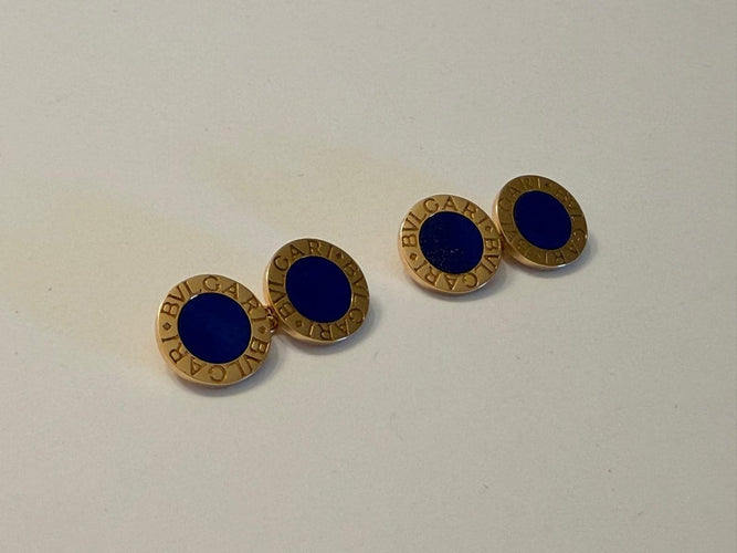 Boutons de manchette Bvlgari Bvlgari - Boutons de manchette en or jaune 18k 58 Facettes AZ-PG-266116