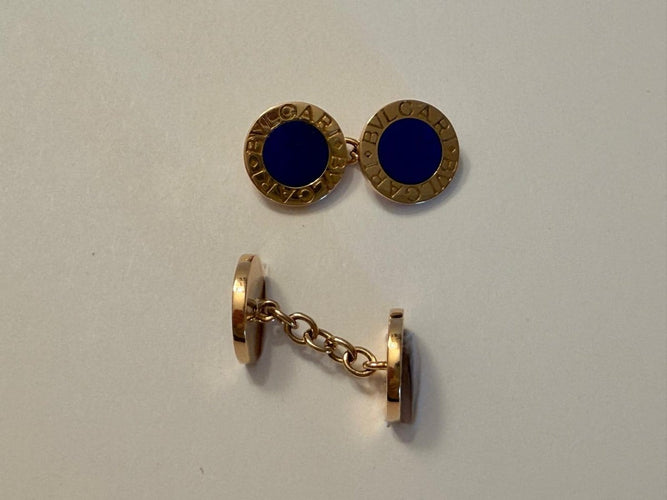 Boutons de manchette Bvlgari Bvlgari - Boutons de manchette en or jaune 18k 58 Facettes AZ-PG-266116